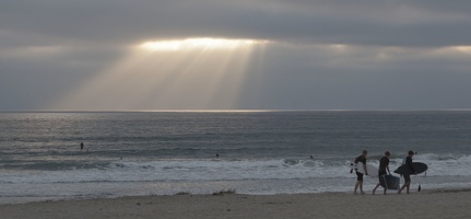2011 August Carlsbad Beach at Sunset